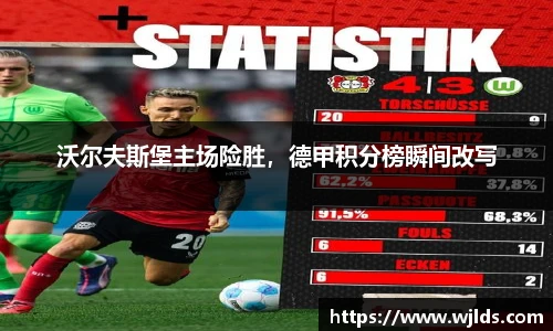沃尔夫斯堡主场险胜，德甲积分榜瞬间改写